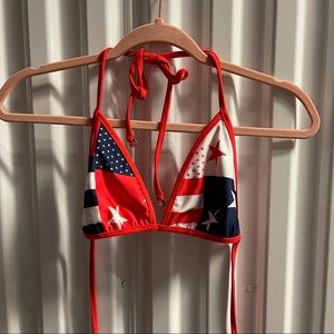 Wildfox triangle bikini top
